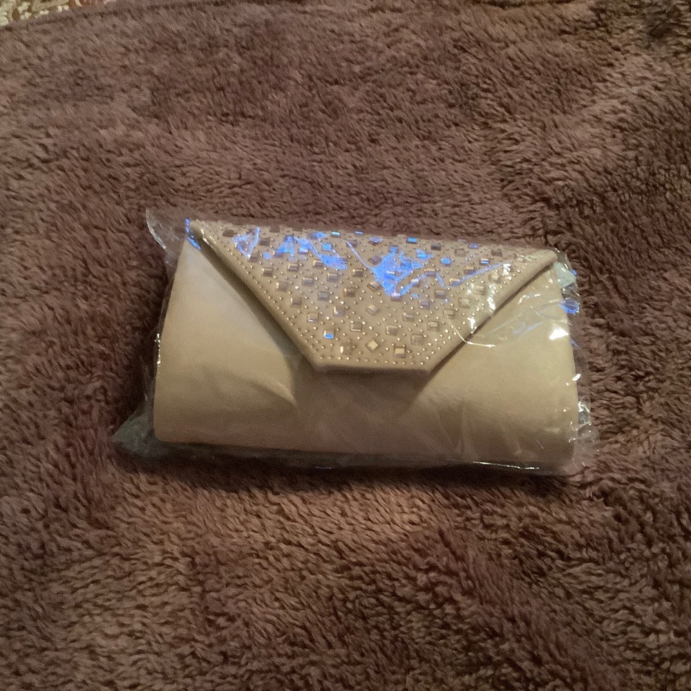 Rose gold evening clutch / purse